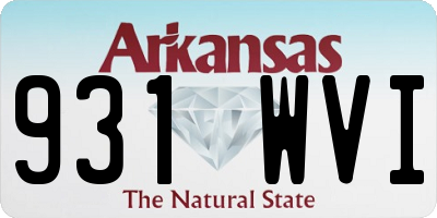 AR license plate 931WVI