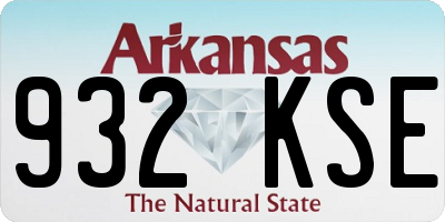 AR license plate 932KSE