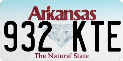 AR license plate 932KTE