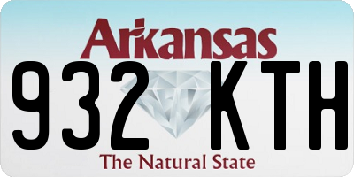 AR license plate 932KTH