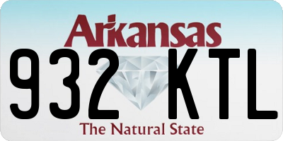 AR license plate 932KTL