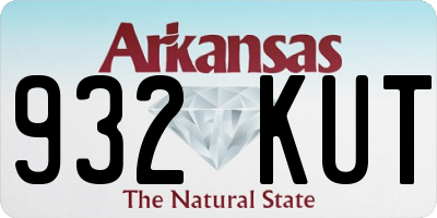 AR license plate 932KUT