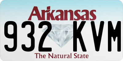 AR license plate 932KVM