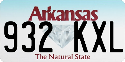 AR license plate 932KXL
