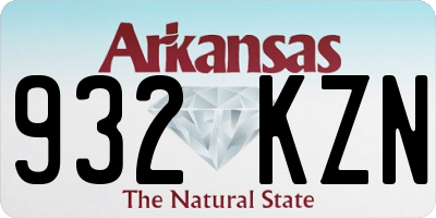 AR license plate 932KZN
