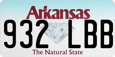 AR license plate 932LBB