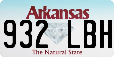 AR license plate 932LBH