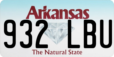 AR license plate 932LBU