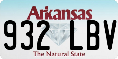 AR license plate 932LBV