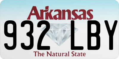 AR license plate 932LBY