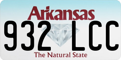 AR license plate 932LCC