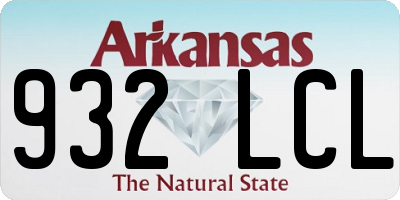 AR license plate 932LCL