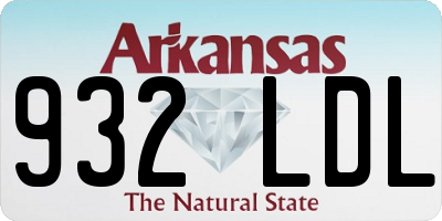 AR license plate 932LDL