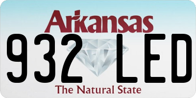 AR license plate 932LED