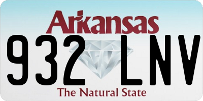 AR license plate 932LNV