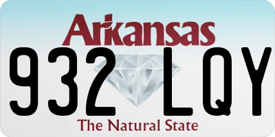 AR license plate 932LQY