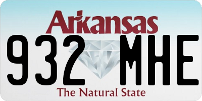AR license plate 932MHE