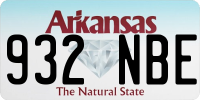 AR license plate 932NBE