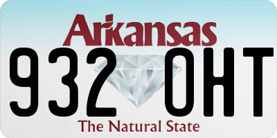 AR license plate 932OHT