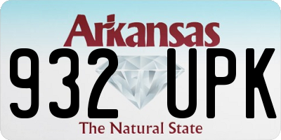AR license plate 932UPK