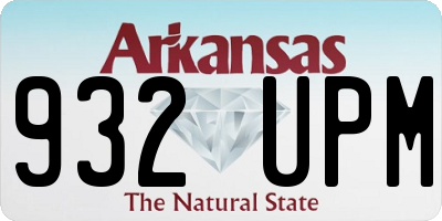 AR license plate 932UPM