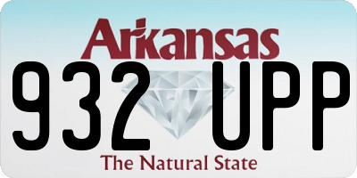 AR license plate 932UPP