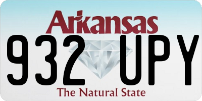 AR license plate 932UPY