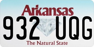 AR license plate 932UQG