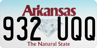 AR license plate 932UQQ