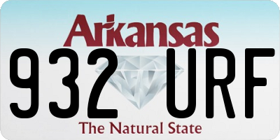 AR license plate 932URF
