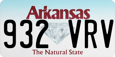 AR license plate 932VRV