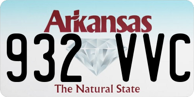 AR license plate 932VVC