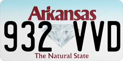 AR license plate 932VVD