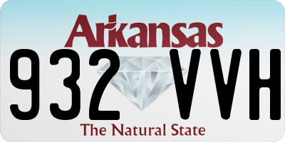 AR license plate 932VVH