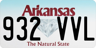 AR license plate 932VVL