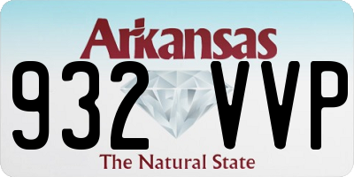 AR license plate 932VVP