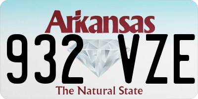 AR license plate 932VZE