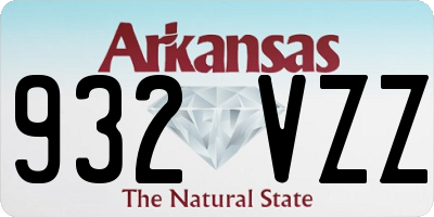 AR license plate 932VZZ