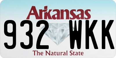 AR license plate 932WKK