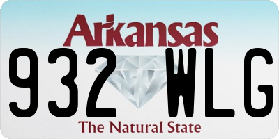 AR license plate 932WLG