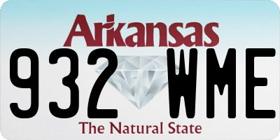 AR license plate 932WME