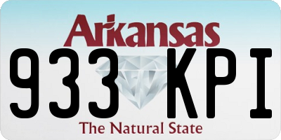 AR license plate 933KPI
