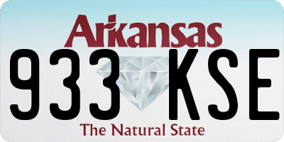 AR license plate 933KSE