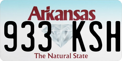 AR license plate 933KSH