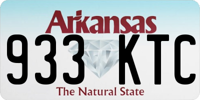 AR license plate 933KTC