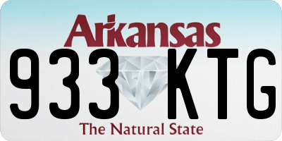 AR license plate 933KTG
