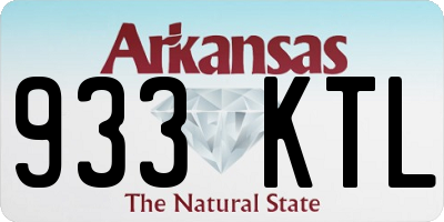 AR license plate 933KTL