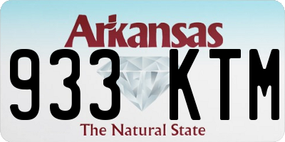 AR license plate 933KTM