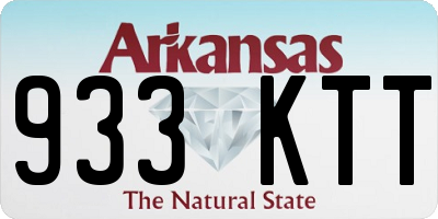 AR license plate 933KTT