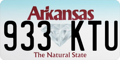 AR license plate 933KTU